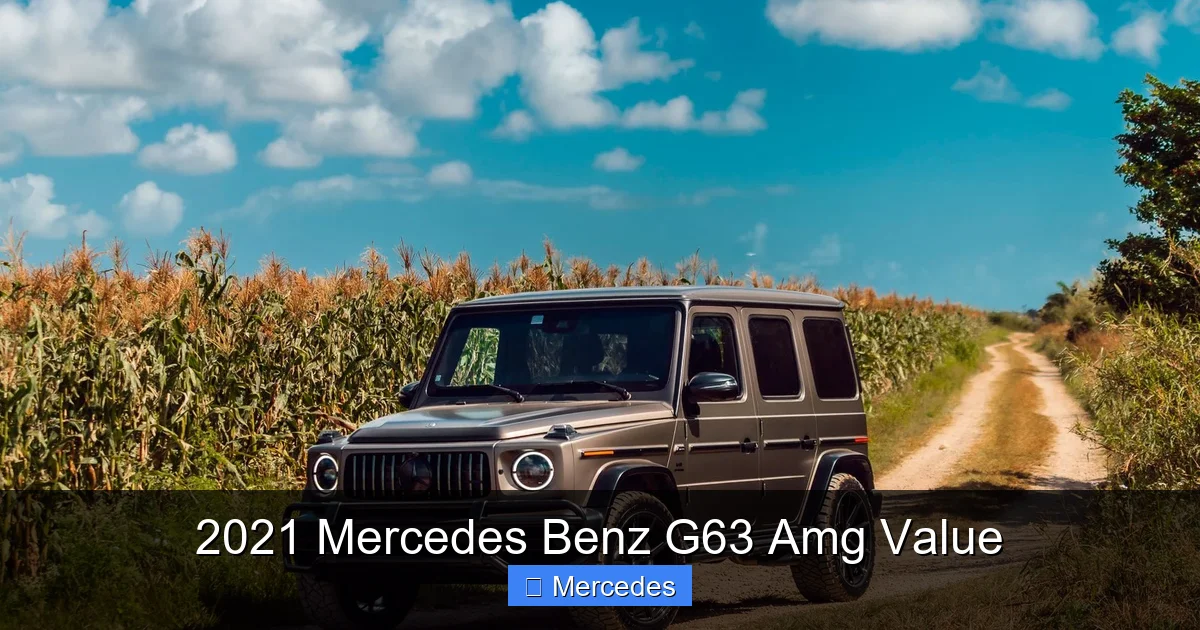 2021 Mercedes Benz G63 Amg Value