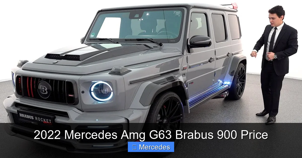 2022 Mercedes Amg G63 Brabus 900 Price