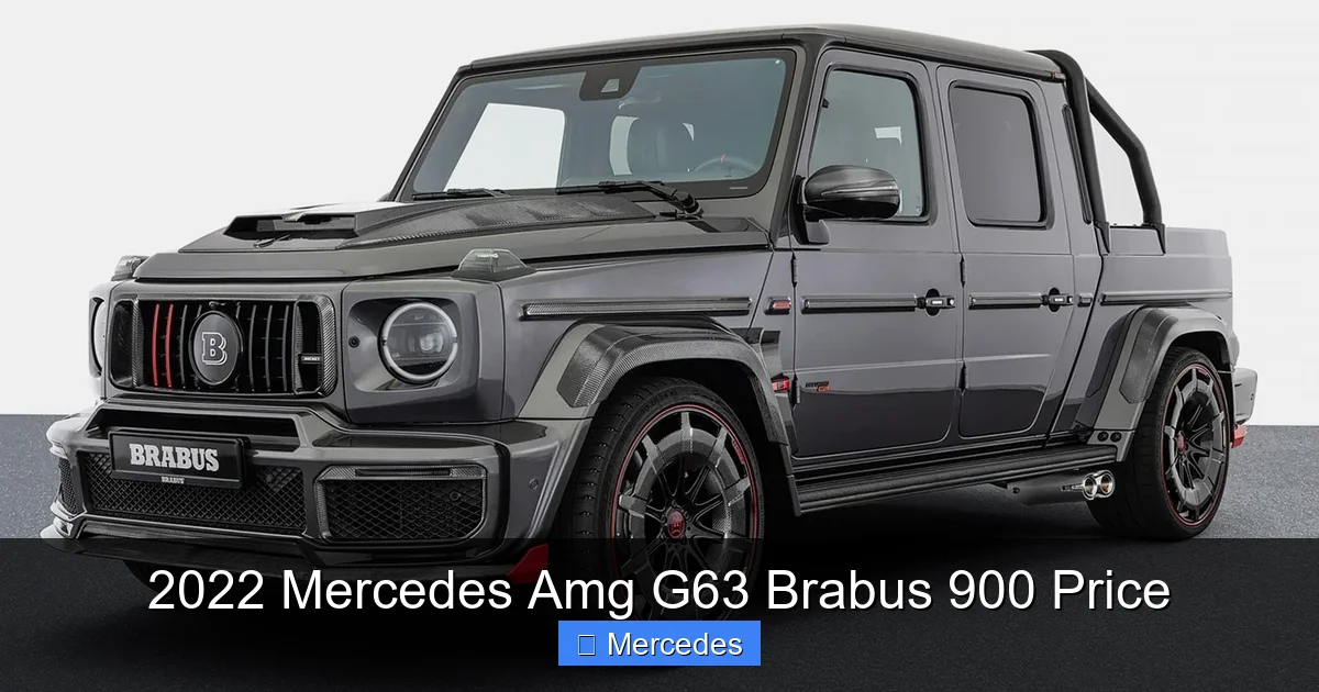 2022 Mercedes Amg G63 Brabus 900 Price