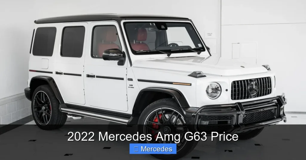 2022 Mercedes Amg G63 Price
