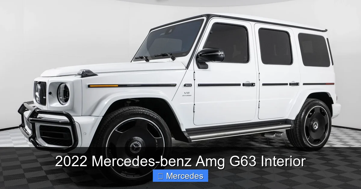 2022 Mercedes-benz Amg G63 Interior