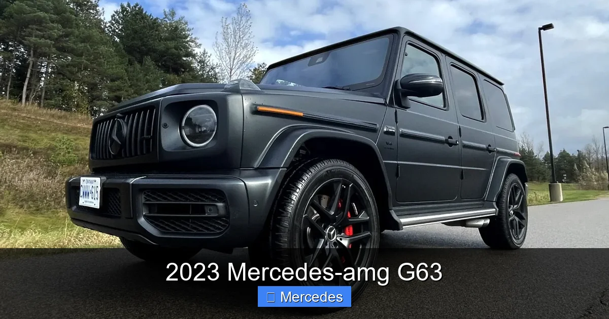 2023 Mercedes-amg G63