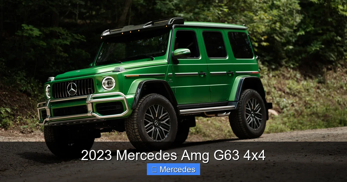 2023 Mercedes Amg G63 4x4