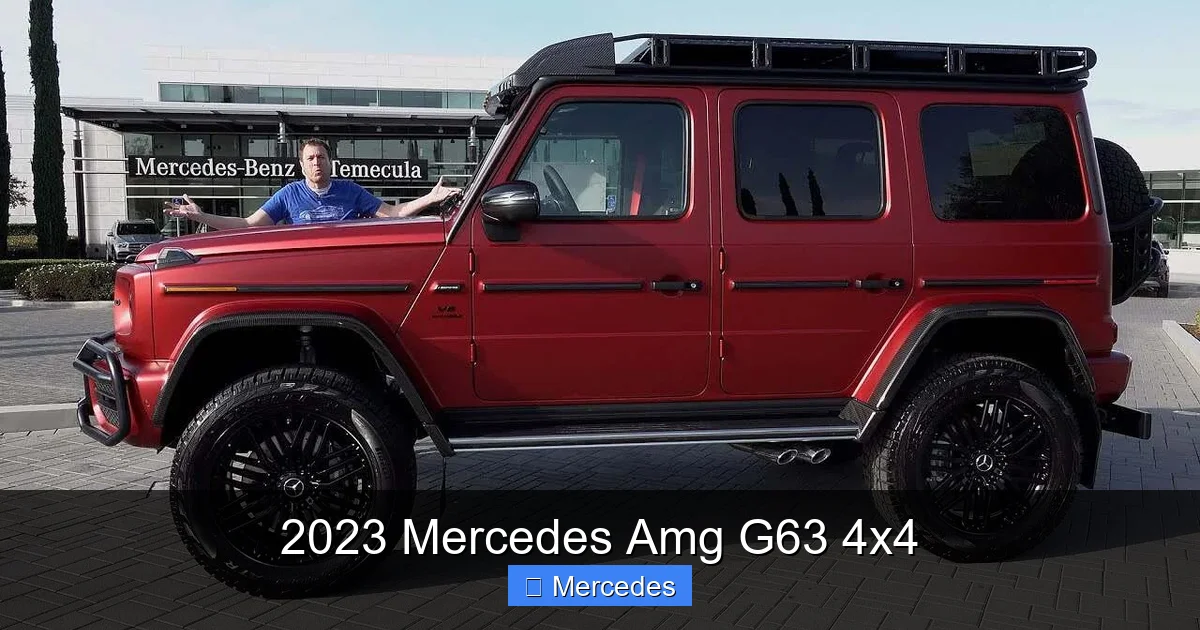 2023 Mercedes Amg G63 4x4