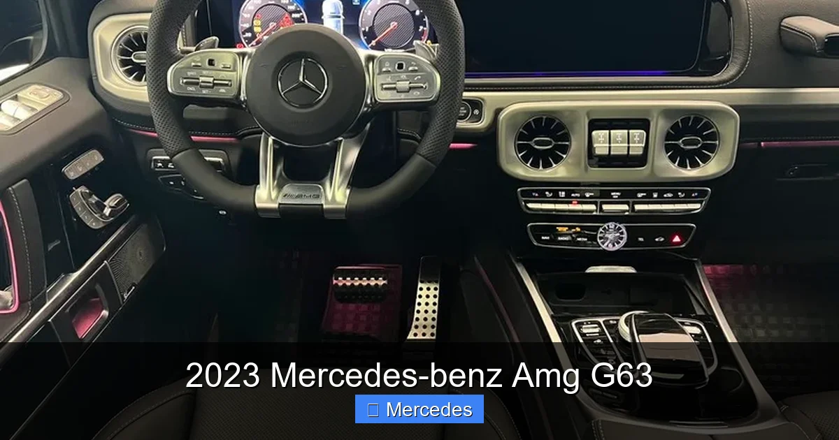2023 Mercedes-benz Amg G63