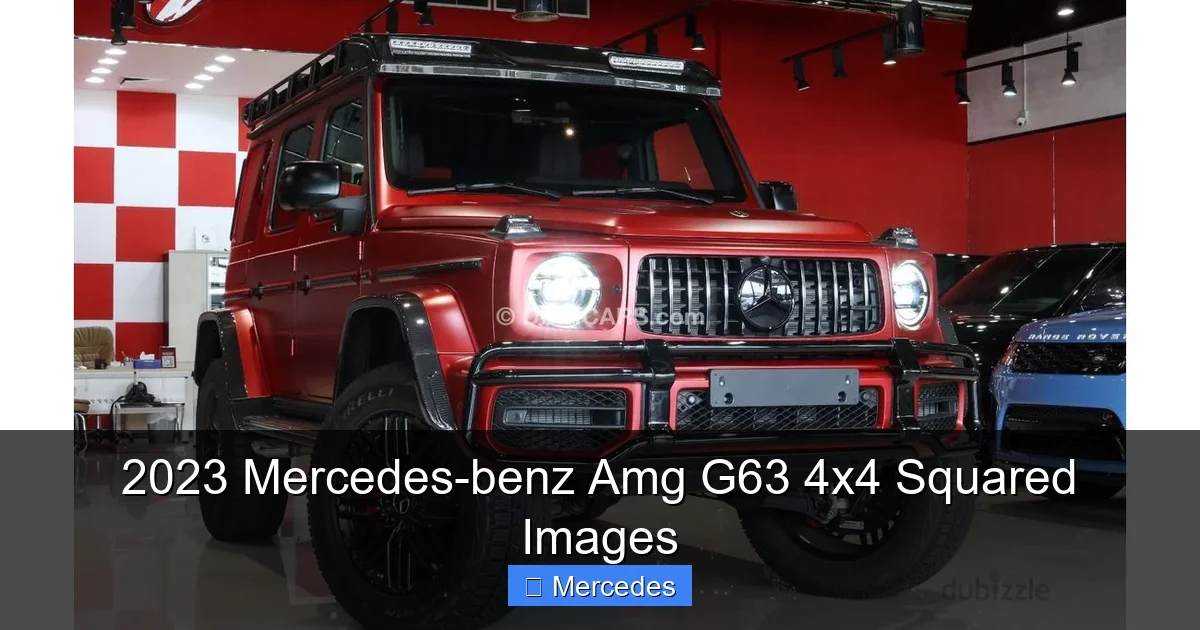 2023 Mercedes-benz Amg G63 4x4 Squared Images