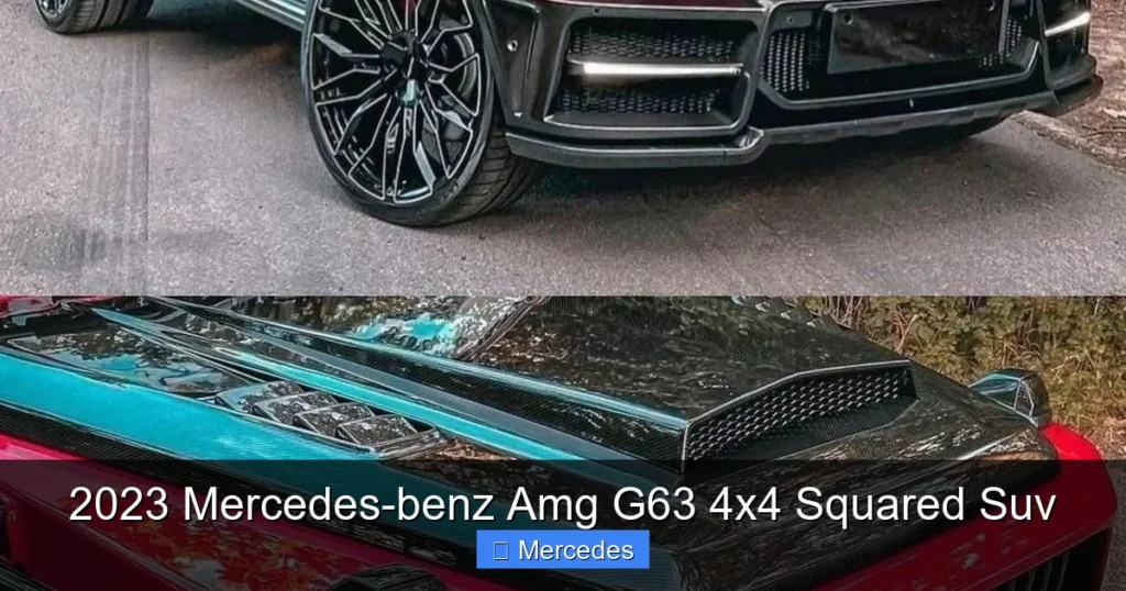 2023 Mercedes-benz Amg G63 4x4 Squared Suv