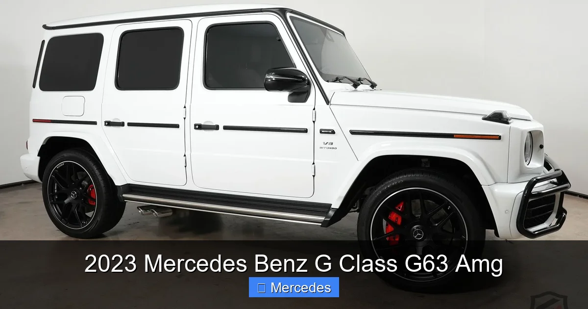 2023 Mercedes Benz G Class G63 Amg