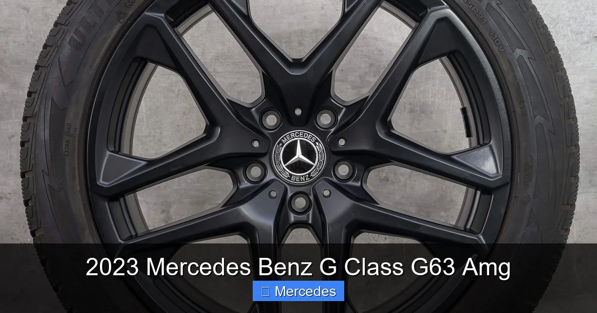 2023 Mercedes Benz G Class G63 Amg