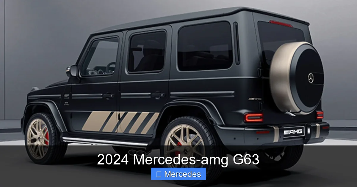 2024 Mercedes-amg G63