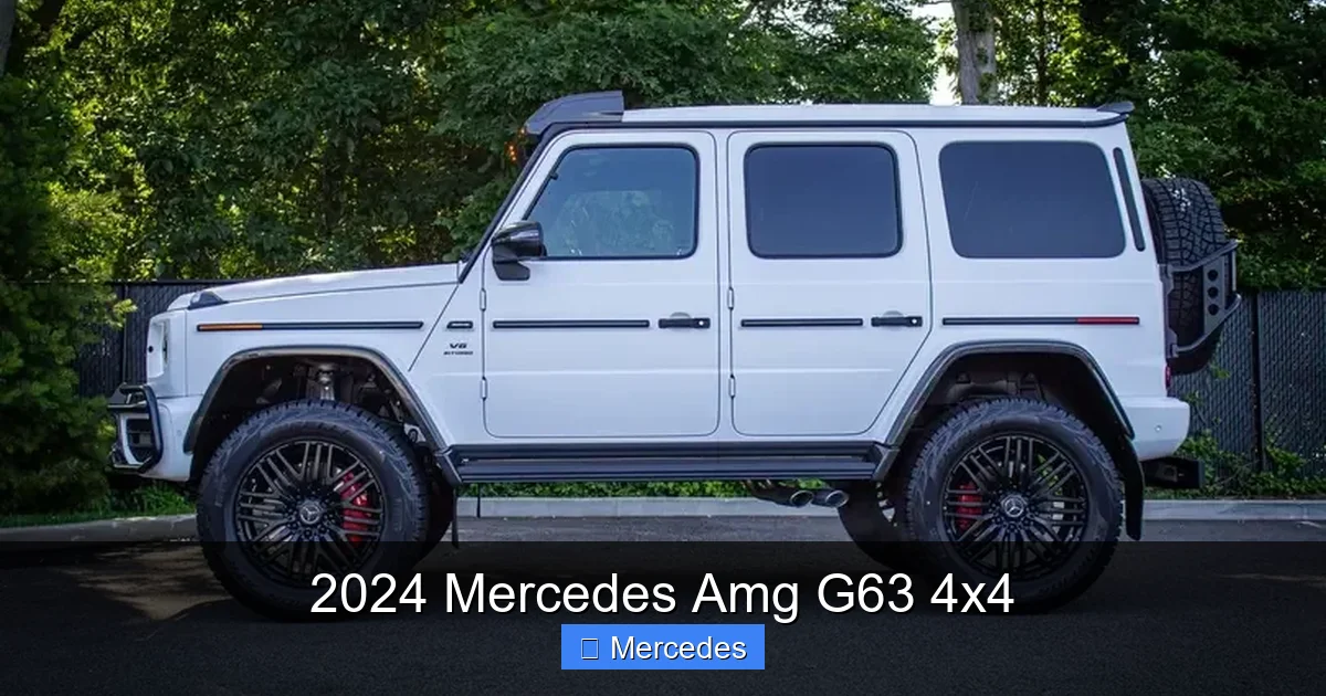 2024 Mercedes Amg G63 4x4