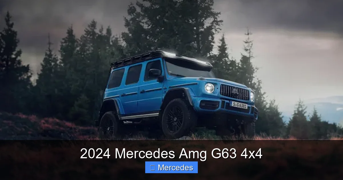 2024 Mercedes Amg G63 4x4