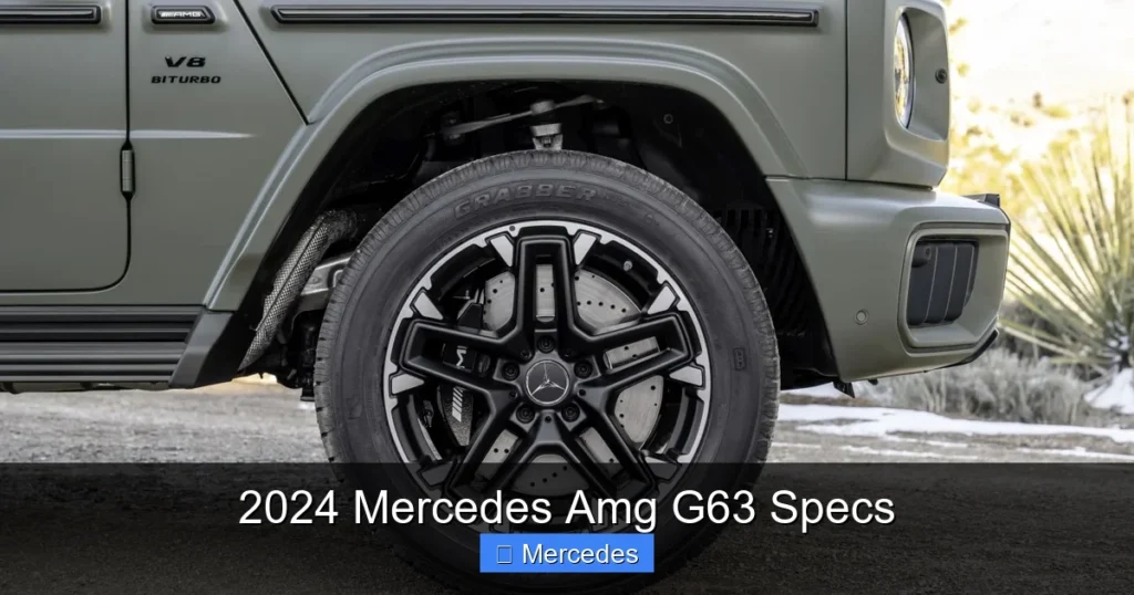 2024 Mercedes Amg G63 Specs