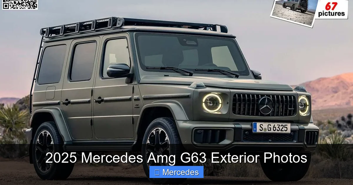 2025 Mercedes Amg G63 Exterior Photos