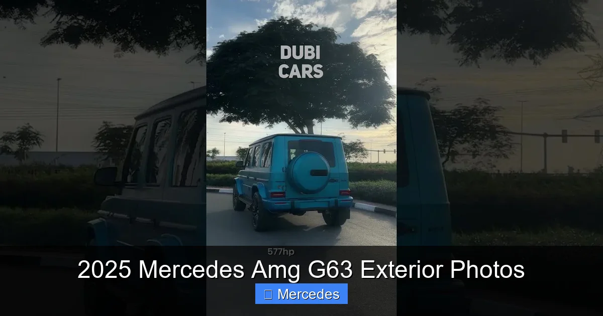 2025 Mercedes Amg G63 Exterior Photos