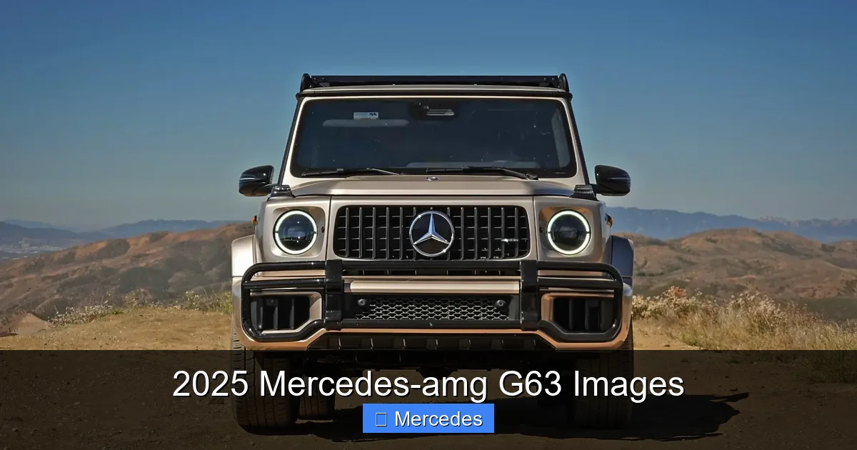 2025 Mercedes-amg G63 Images