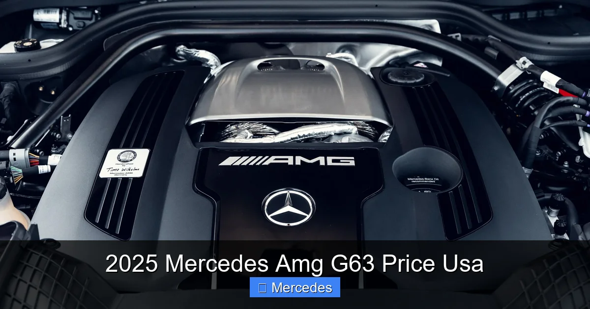 2025 Mercedes Amg G63 Price Usa