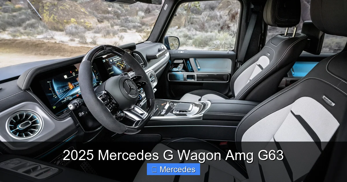 2025 Mercedes G Wagon Amg G63