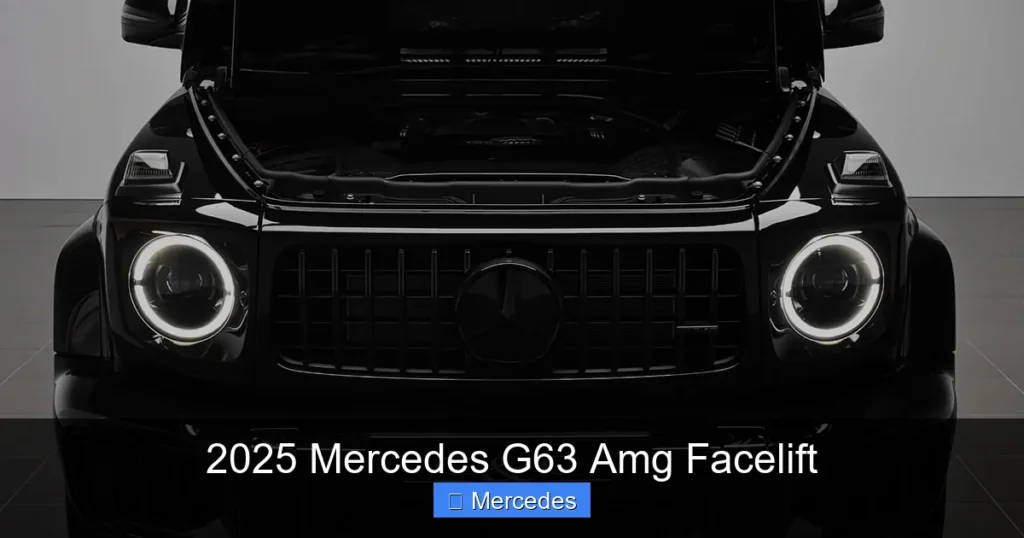 2025 Mercedes G63 Amg Facelift