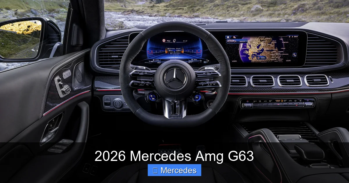 2026 Mercedes Amg G63