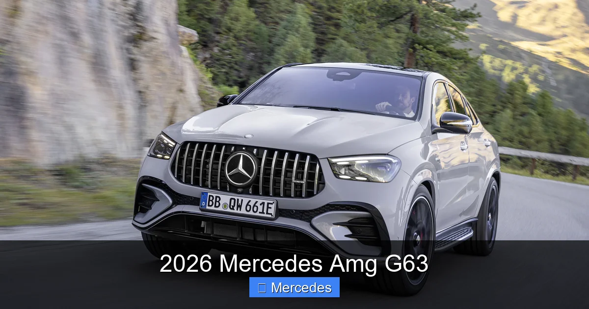 2026 Mercedes Amg G63