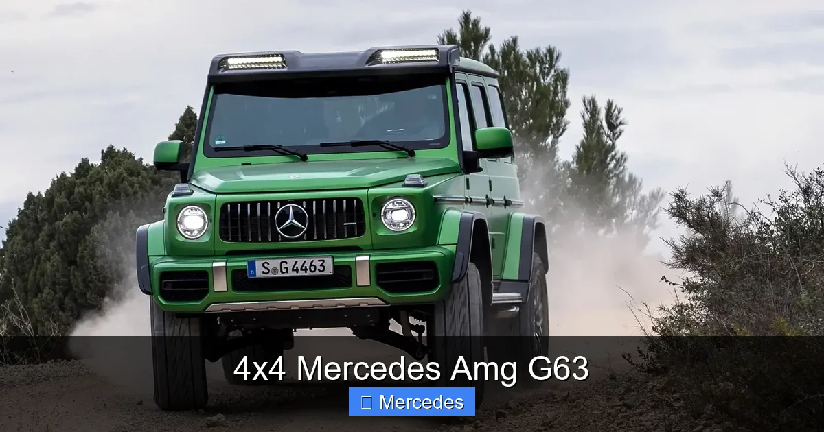 4x4 Mercedes Amg G63
