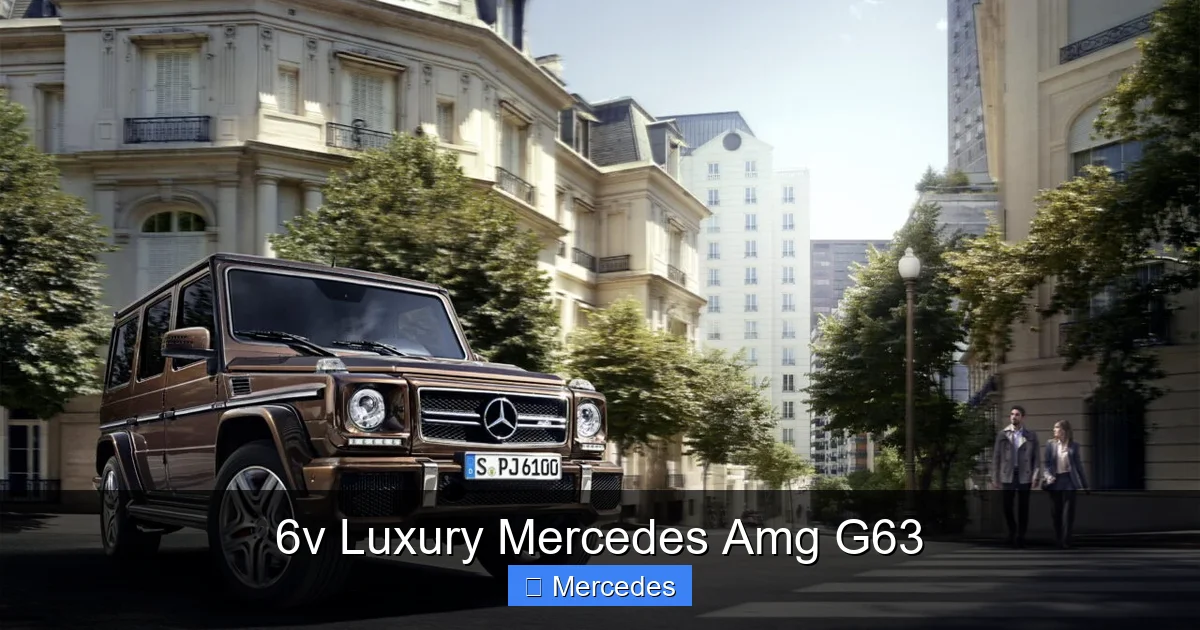 6v Luxury Mercedes Amg G63