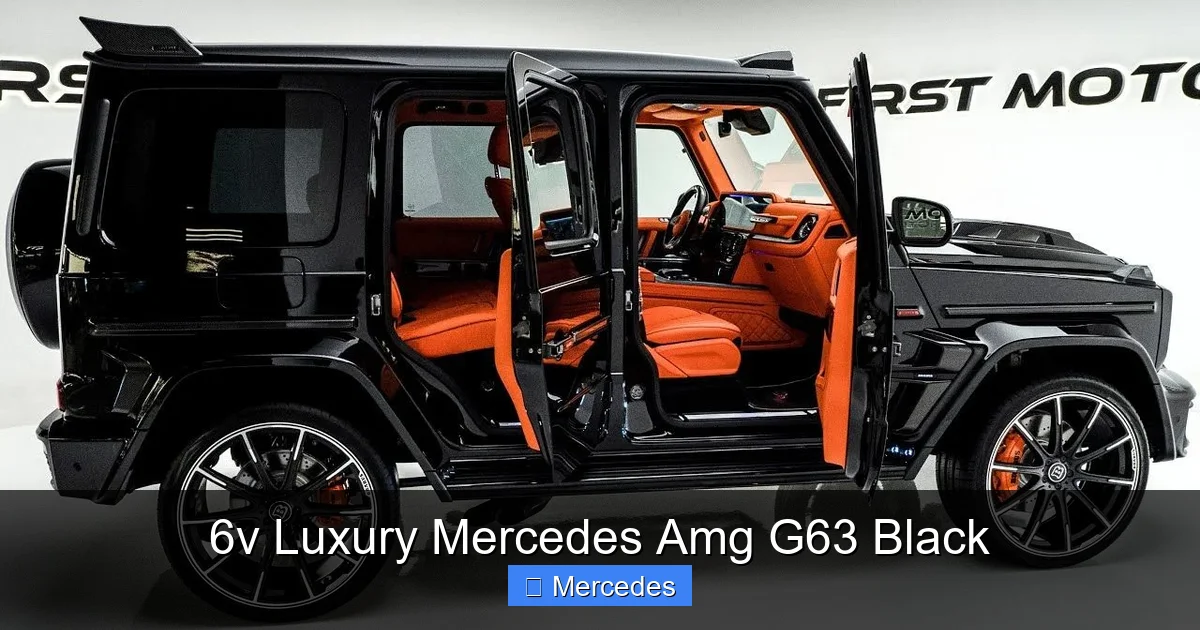 6v Luxury Mercedes Amg G63 Black