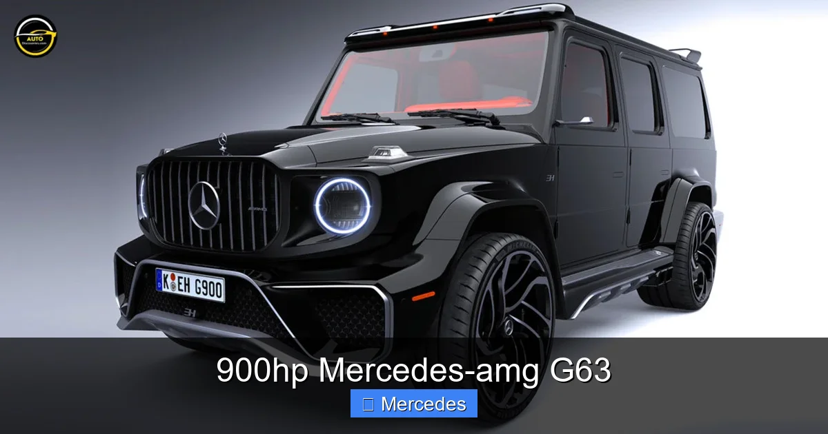 900hp Mercedes-amg G63