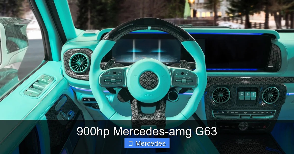 900hp Mercedes-amg G63
