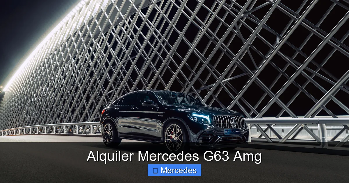 Alquiler Mercedes G63 Amg