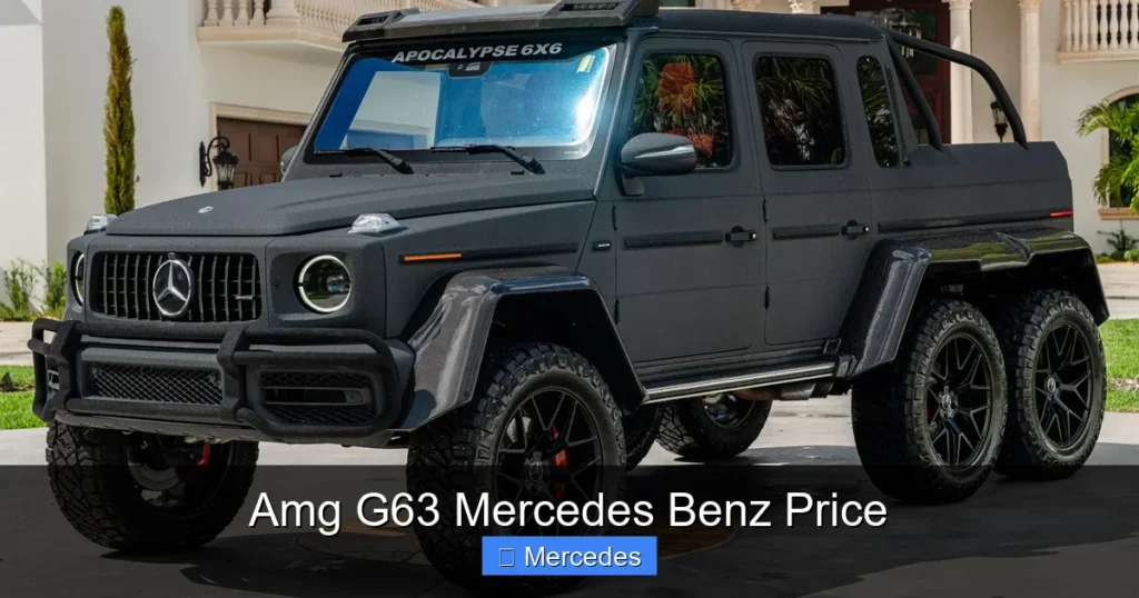 Amg G63 Mercedes Benz Price