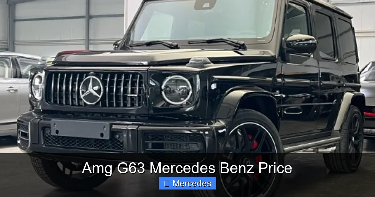 Amg G63 Mercedes Benz Price