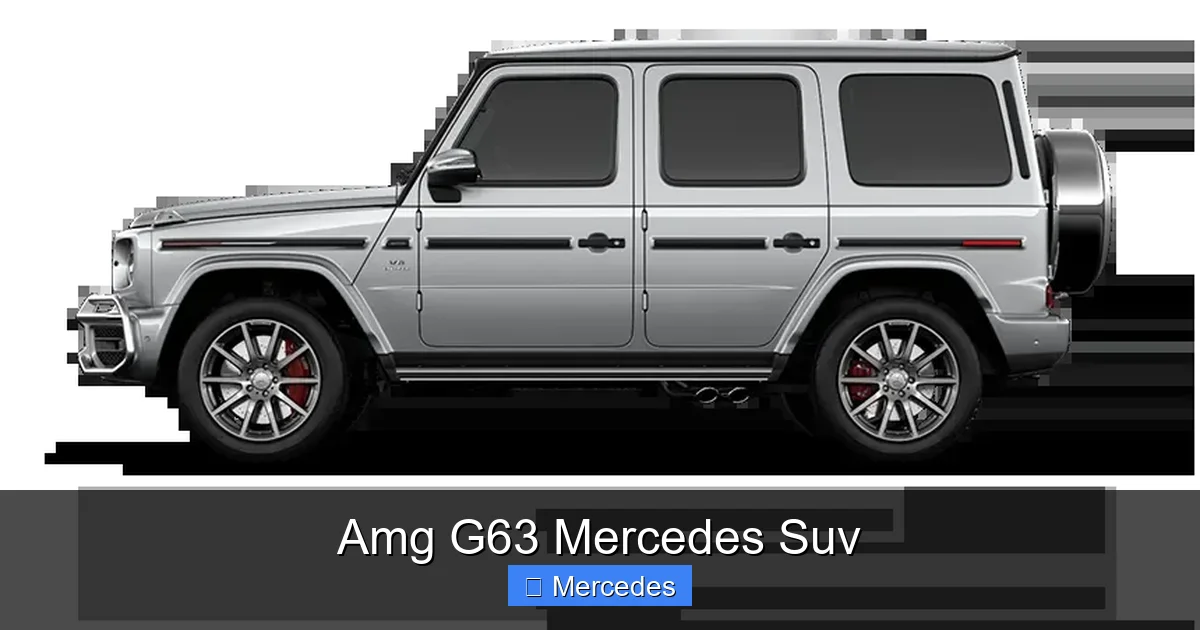 Amg G63 Mercedes Suv