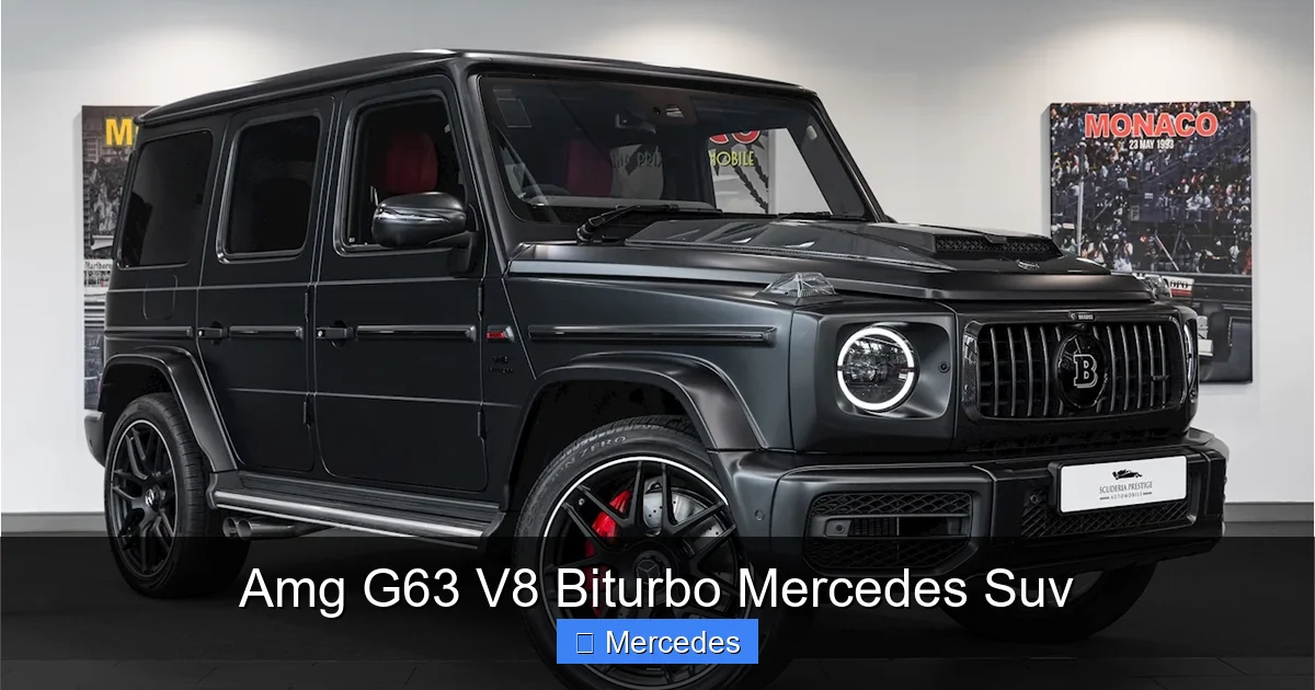 Amg G63 V8 Biturbo Mercedes Suv