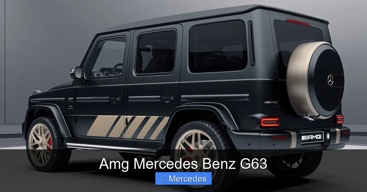 Amg Mercedes Benz G63