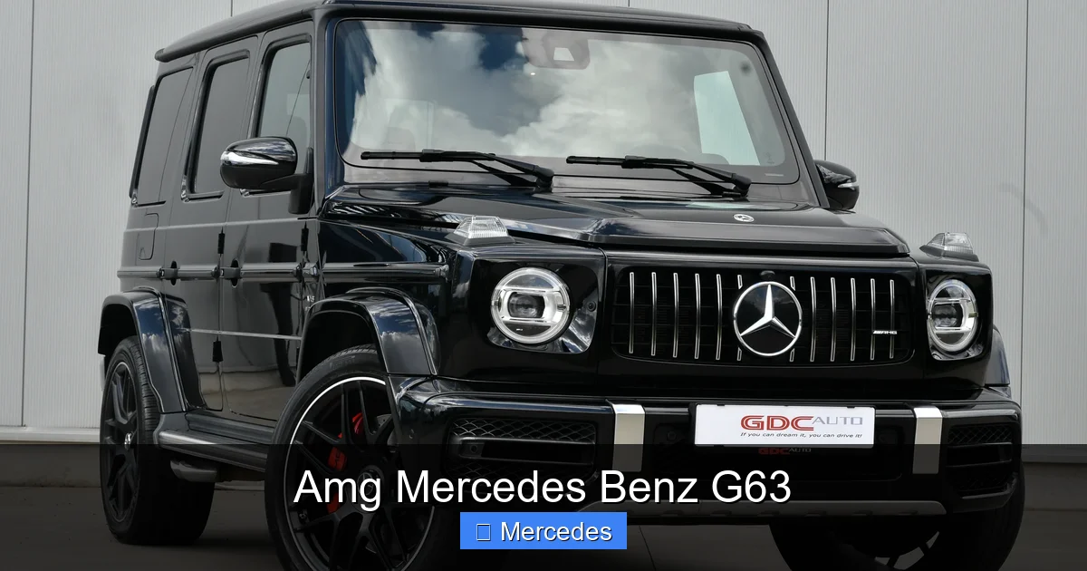 Amg Mercedes Benz G63