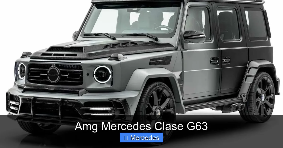 Amg Mercedes Clase G63