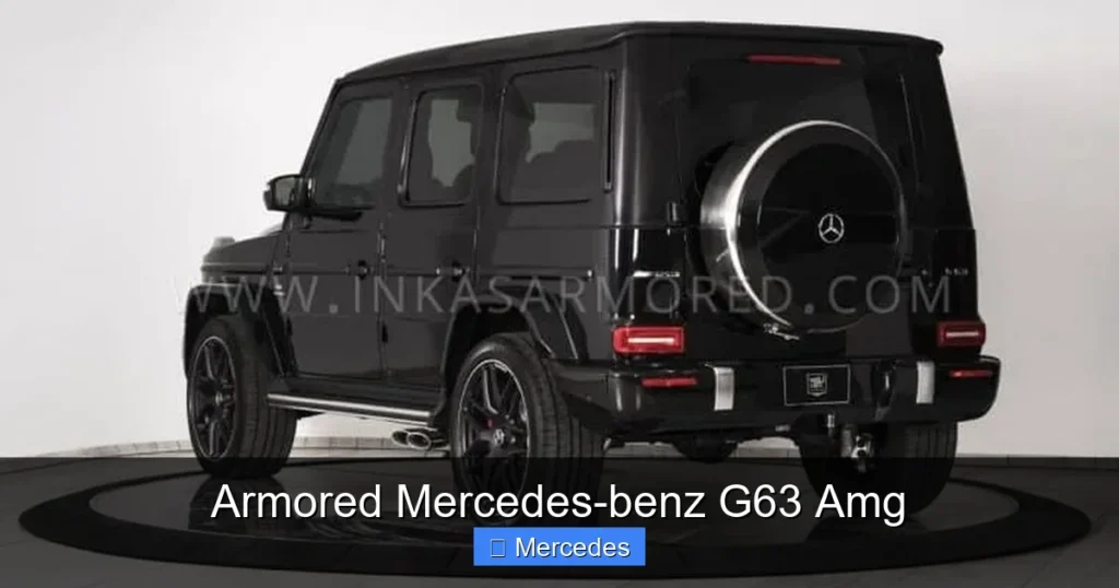 Armored Mercedes-benz G63 Amg