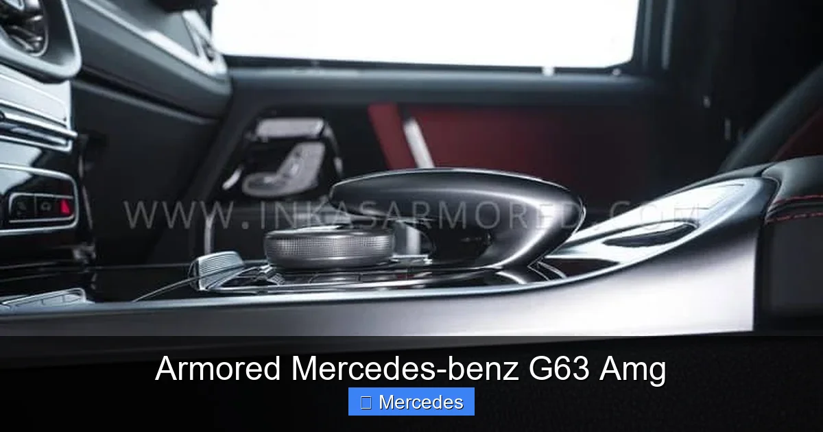 Armored Mercedes-benz G63 Amg