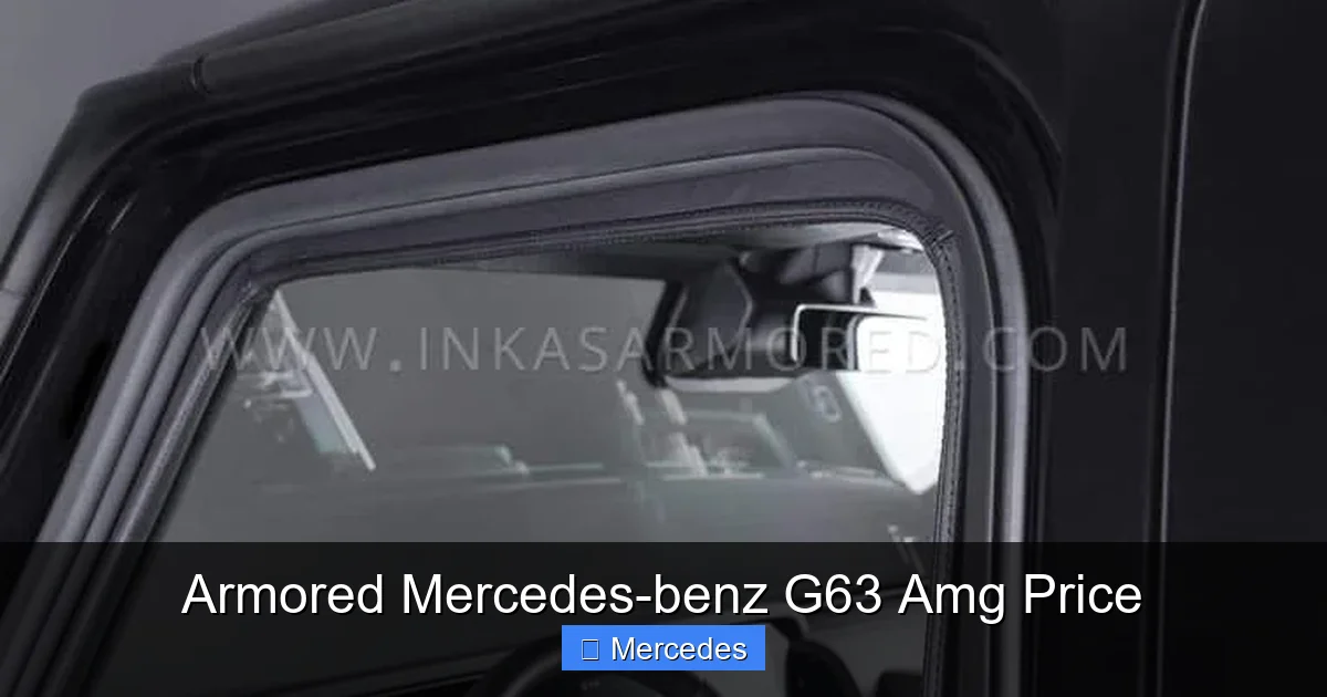 Armored Mercedes-benz G63 Amg Price