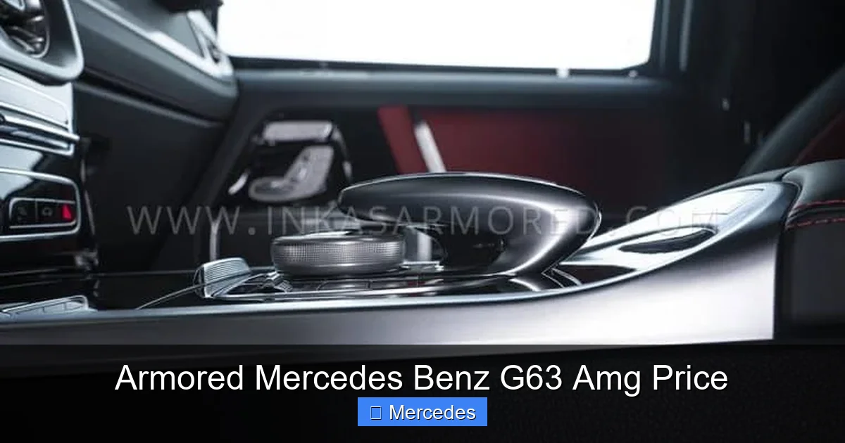 Armored Mercedes Benz G63 Amg Price