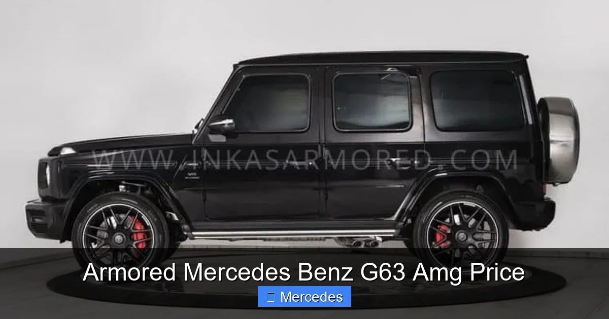Armored Mercedes Benz G63 Amg Price