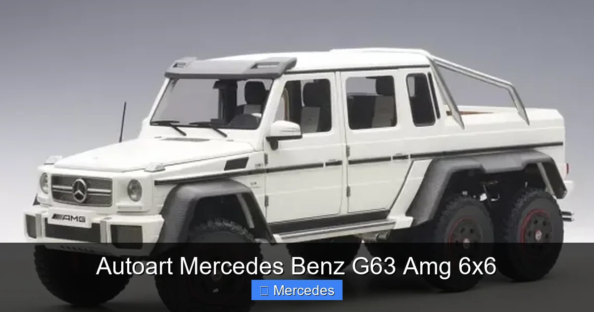 Autoart Mercedes Benz G63 Amg 6x6