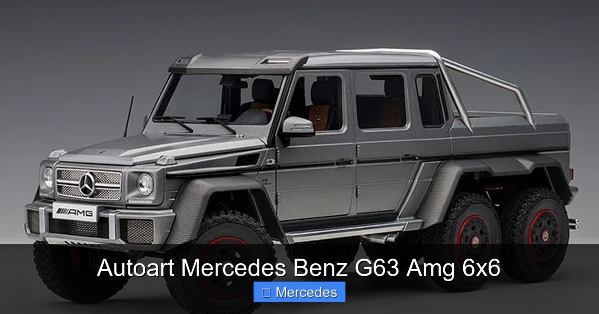 Autoart Mercedes Benz G63 Amg 6x6