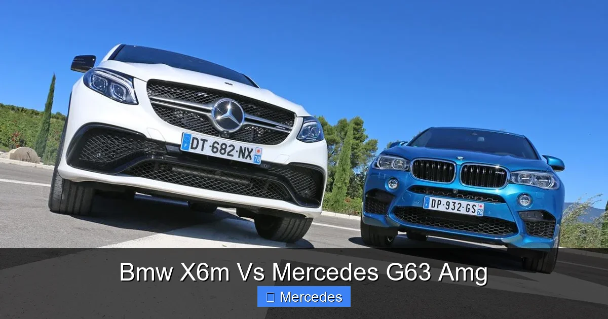 Bmw X6m Vs Mercedes G63 Amg