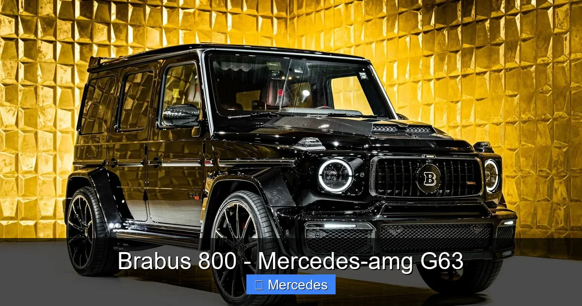 Brabus 800 - Mercedes-amg G63