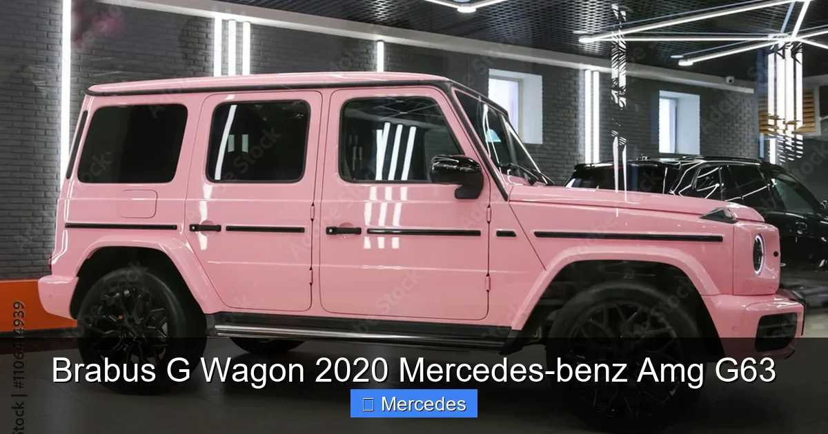 Brabus G Wagon 2020 Mercedes-benz Amg G63