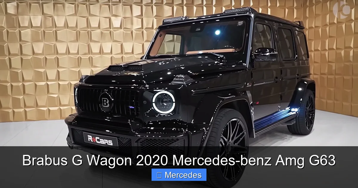 Brabus G Wagon 2020 Mercedes-benz Amg G63