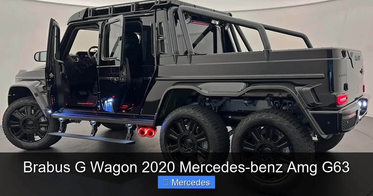 Brabus G Wagon 2020 Mercedes-benz Amg G63